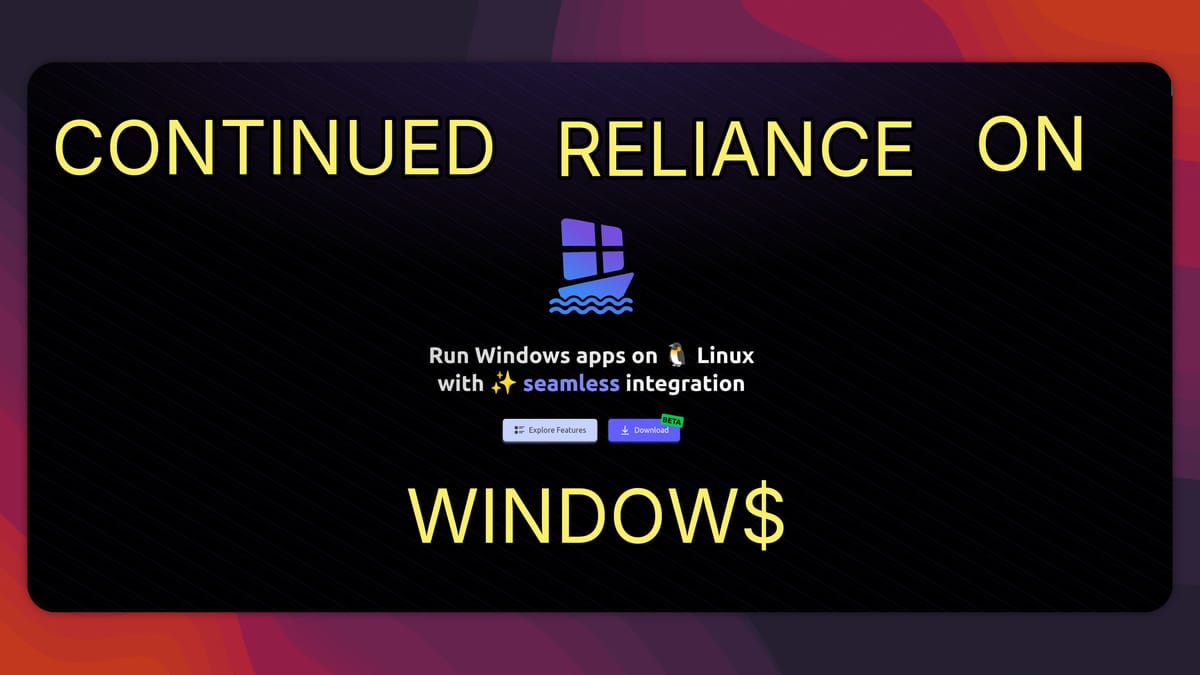 WinBoat is not THE solution to your Linux problem